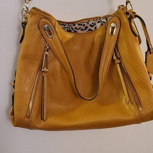 Jessica Simpson Satchel Handbag Camel Colored